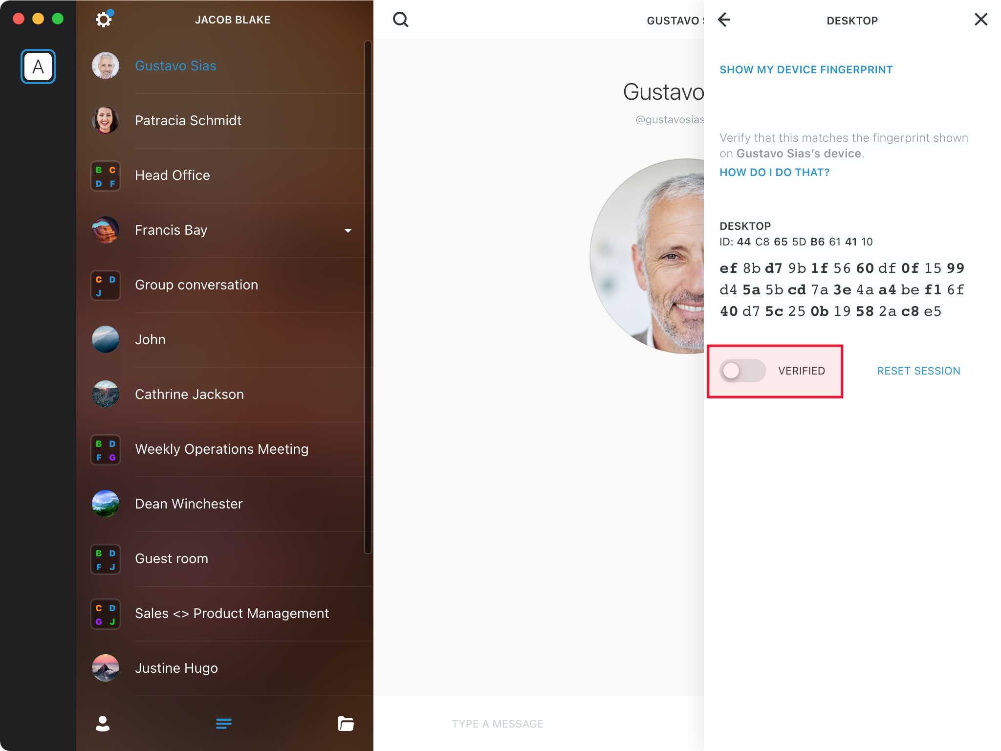 How can I compare key fingerprints? Wire Support